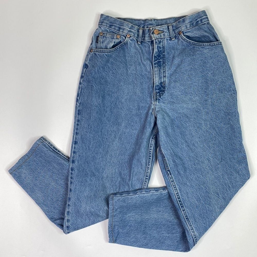 Vintage Chic Denim Tapered Leg Jeans Size 12 (30x29)